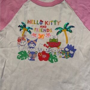 Hello Kitty & Friends Colorful Long Sleeve Tee